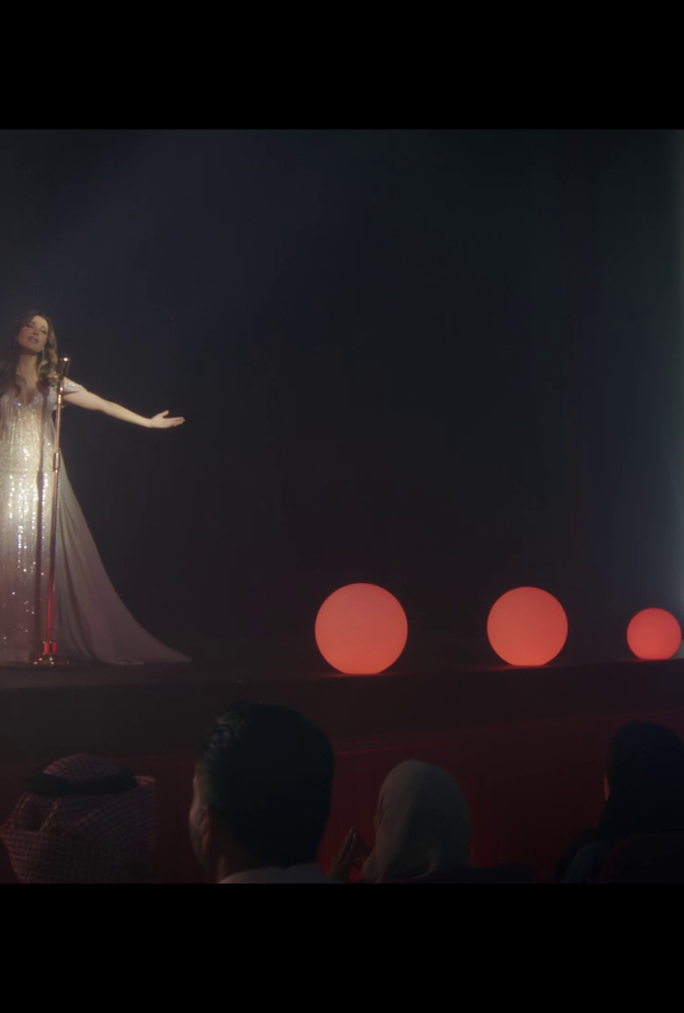 النجمة نانسي عجرم في لقطة من الإعلان 