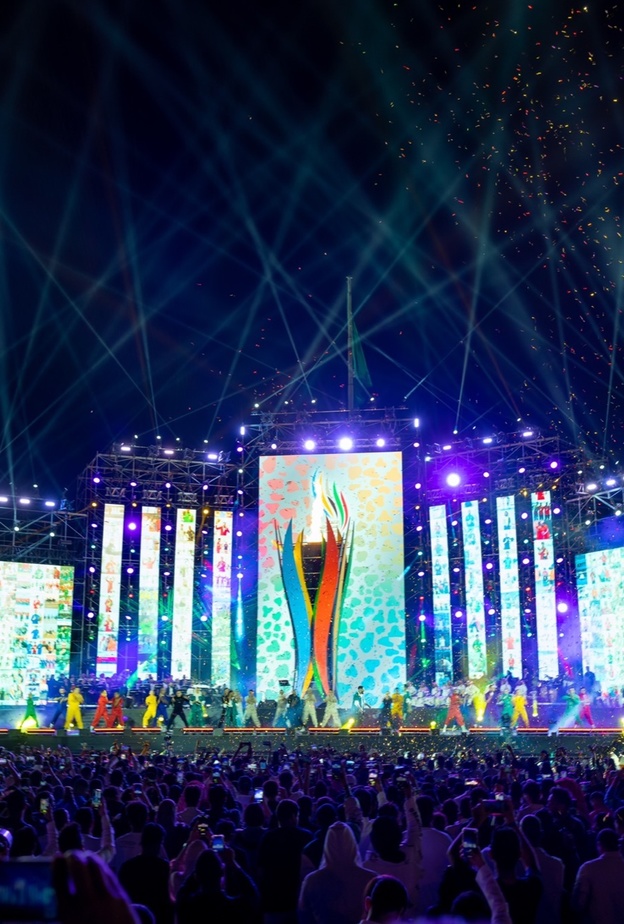 أجواء رائعة في حفل ختام دورة الألعاب السعودية