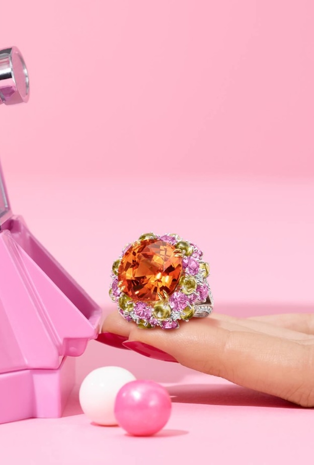 خاتم من مجموعة Winston Candy Shop من توقيع دار هاري وينستون Harry Winston