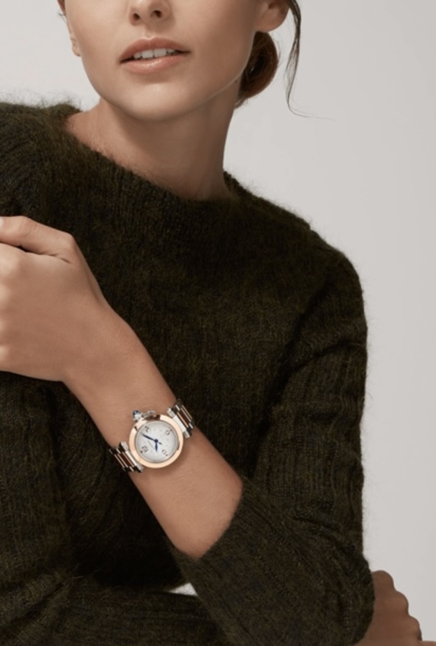 ساعة نسائية ناعمة من Cartier