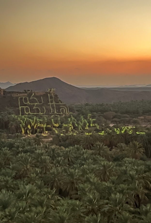 سحر الطبية في واحة خيبر بالعلا.