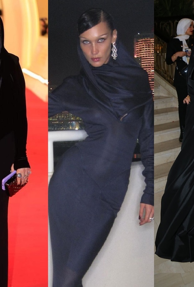 بيلا حديد والنجمات 