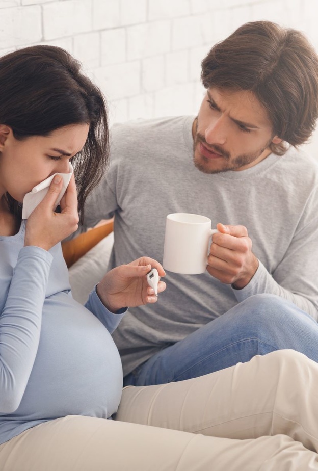 نصائح ذهبية للحامل للوقاية من الإنفلونزا والبرد