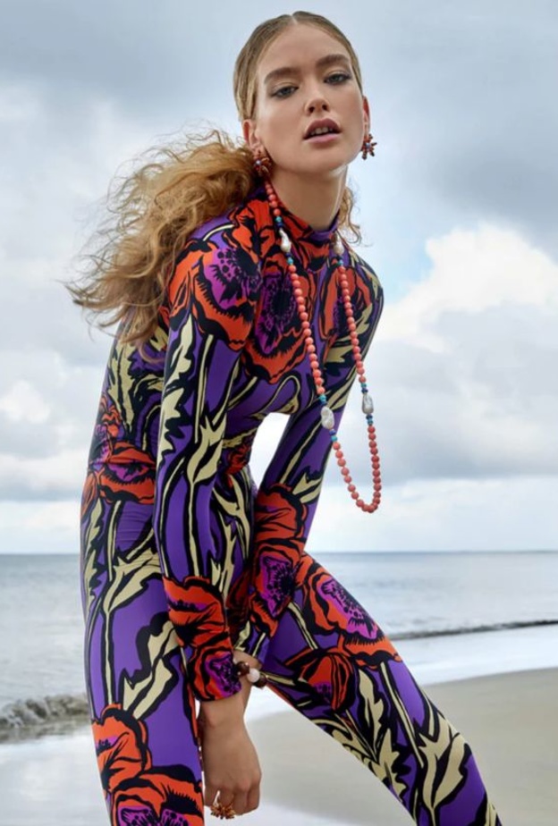 قلادة Coral, Turquoise Baroque Pearls من Bounkit