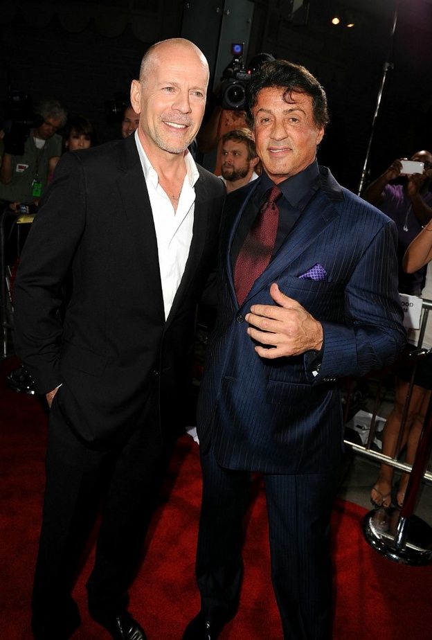 سيلفستر ستالون وبروس ويليس