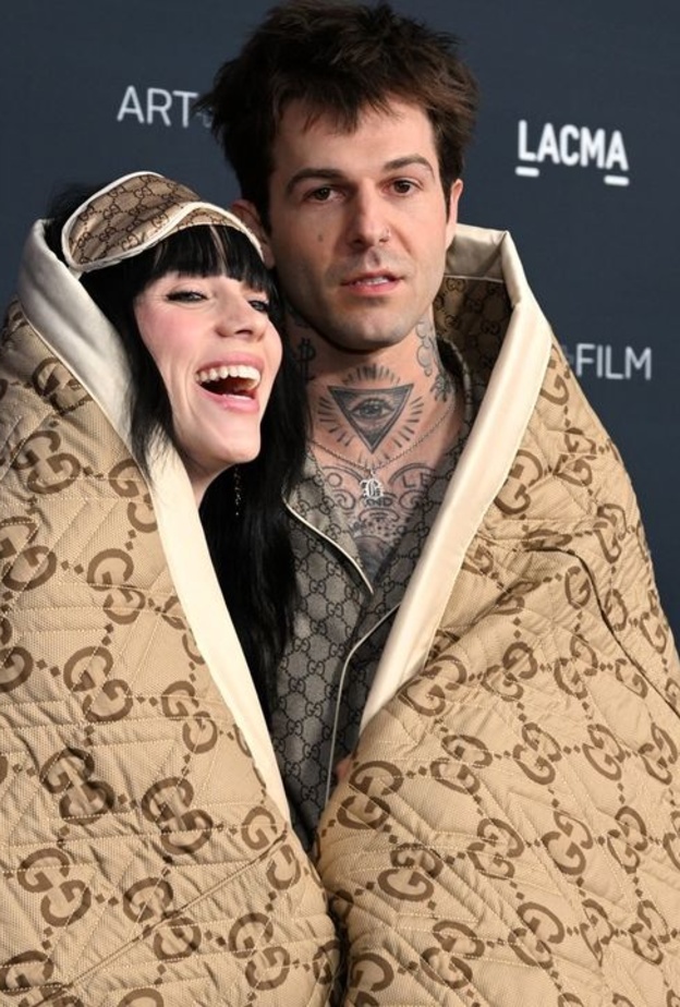 بيلي إيليش خطفت الأنظار مع صديقها ورذرفورد