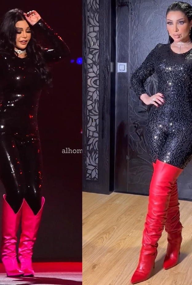 إطلالة هيفاء وهبي ودنيا بطمة