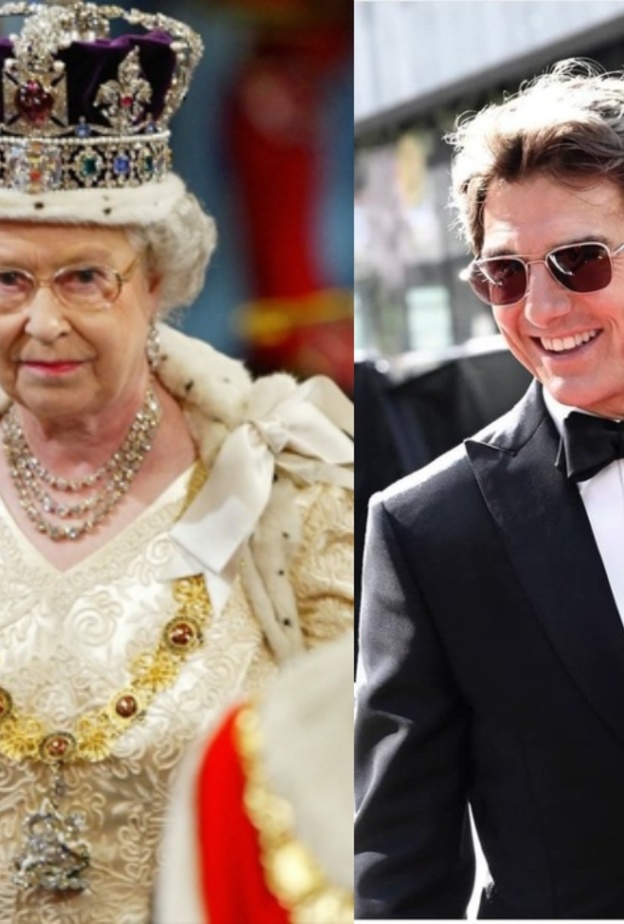 توم كروز والملكة إليزابيث الثانية