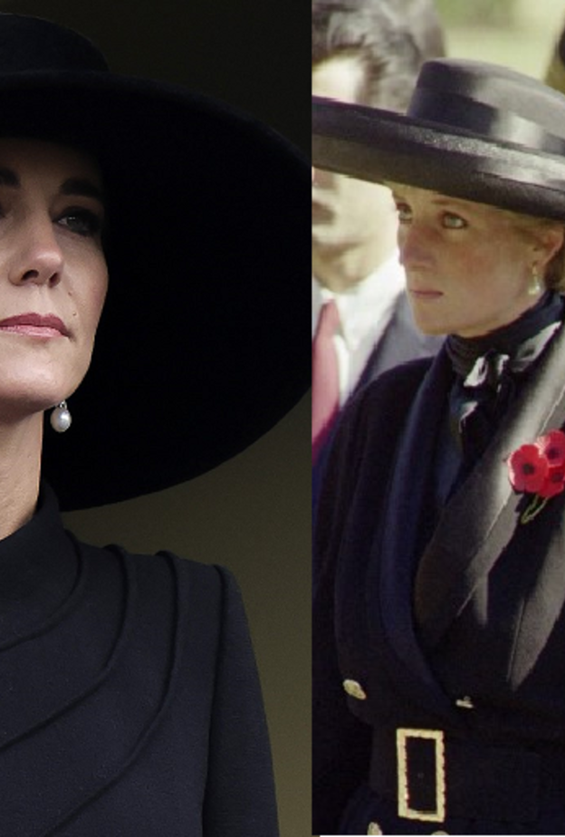 تشابه كبير في إطلالات أميرتي ويلز 