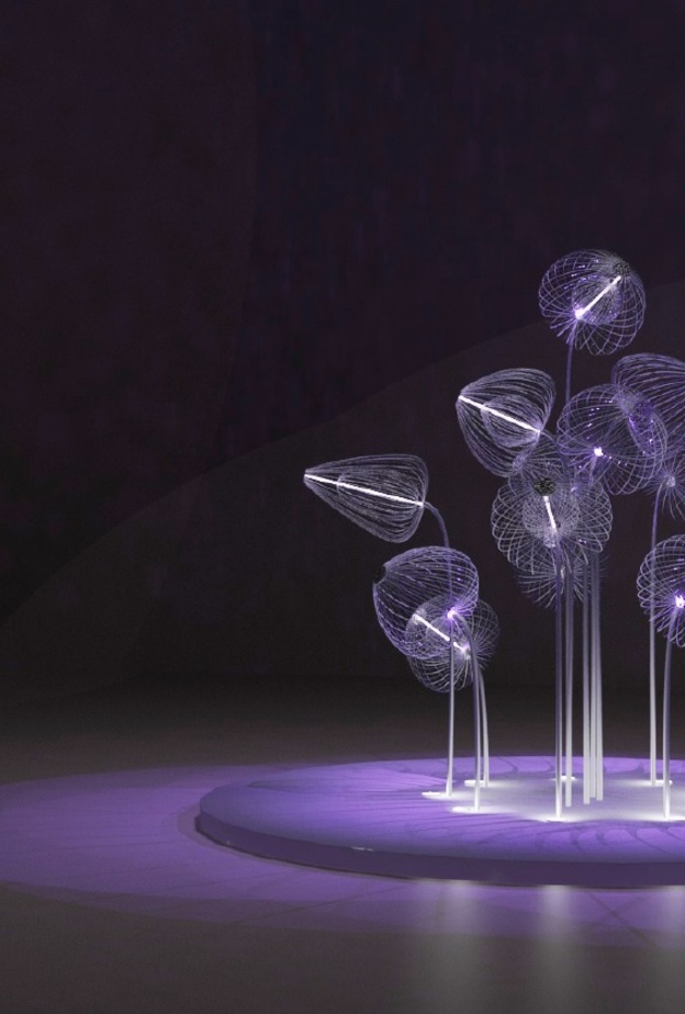 العمل الفني "سهيل" للفنانة الإماراتية ريم البستاني 