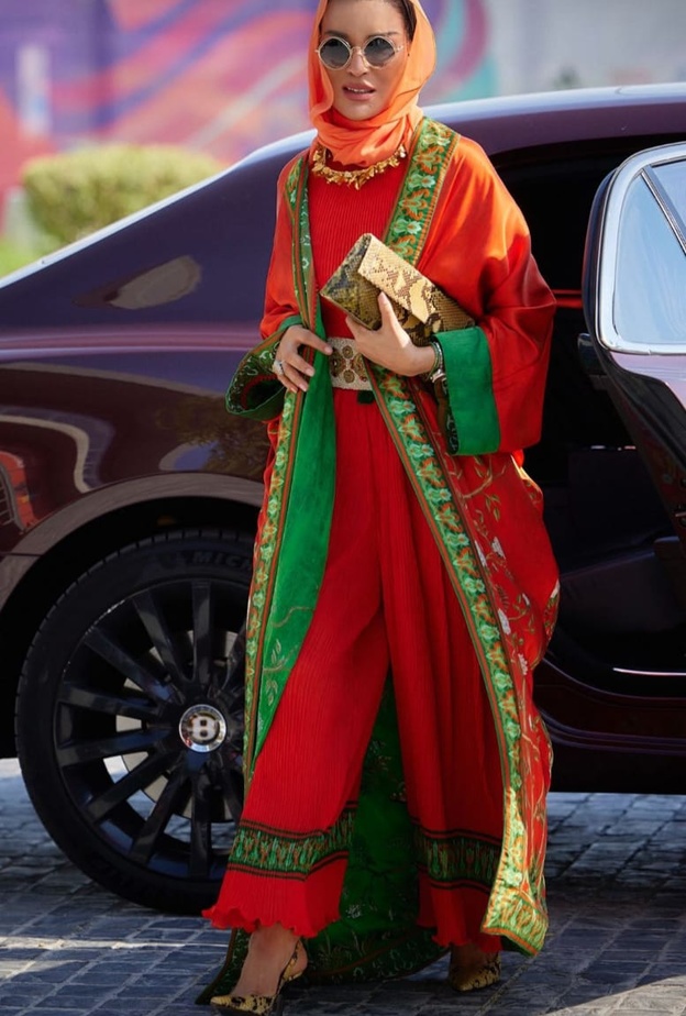 إطلالة الشيخة موزا