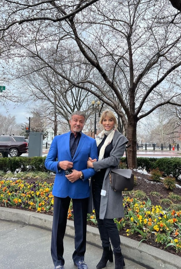 سيلفستر ستالون وزوجته