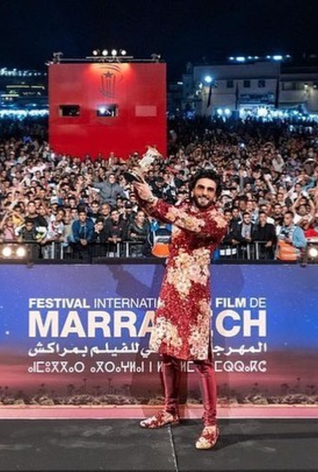 تكريم رانفير سينغ في مهرجان مراكش السينمائي الدولي
