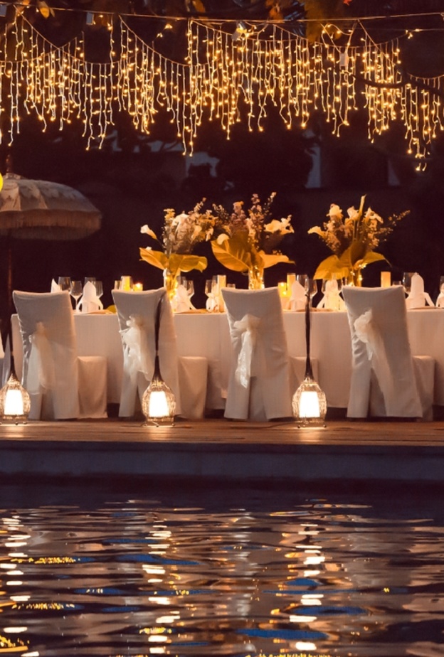 إضاءة الزفاف