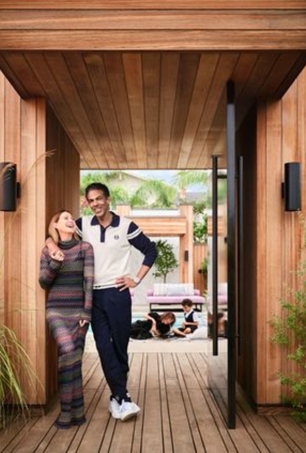 إلين بومبيو مع زوجها كريس إيفري