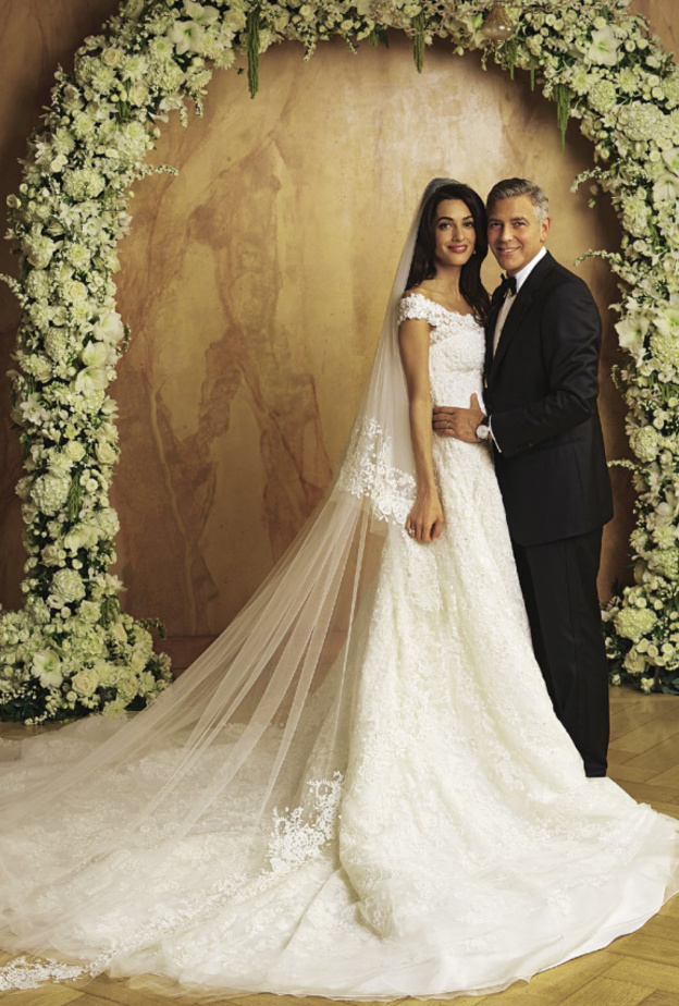 زفاف جورج كلوني وأمل علم الدين