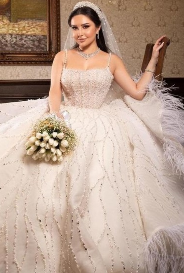 شهد برمدا في حفل زفافها