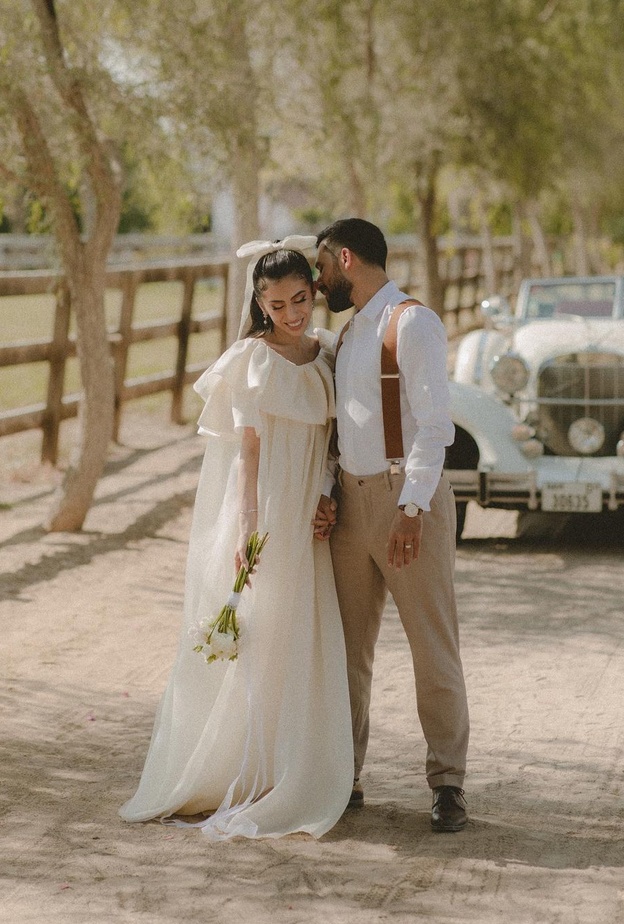 صور زفاف مدونة الأزياء الإماراتية آشلي 