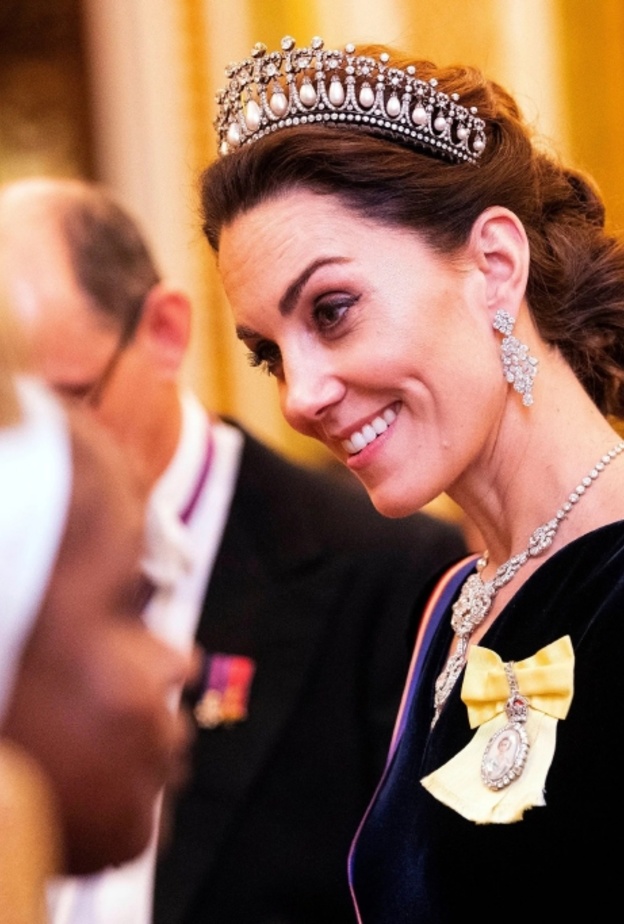 في يوم ١١ ديسمبر ٢٠١٩ ظهرت كاثرين أميرة ويلز بتاج عقدة المحب مرة أخرى في حفل الاستقبال السنوي