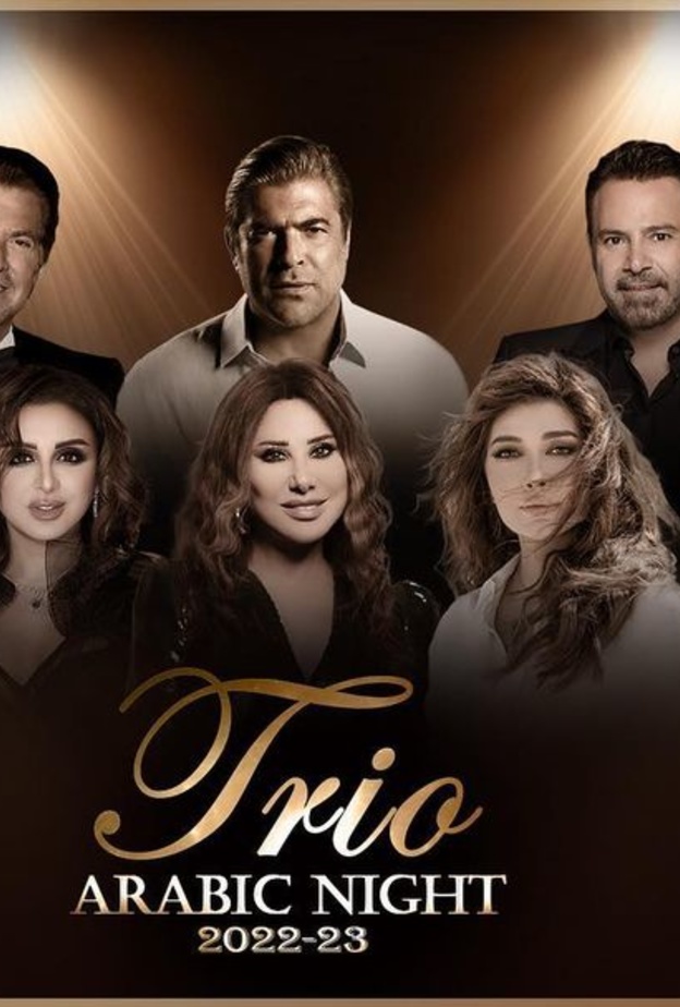 النجوم في حفل ليلة تريو العرب