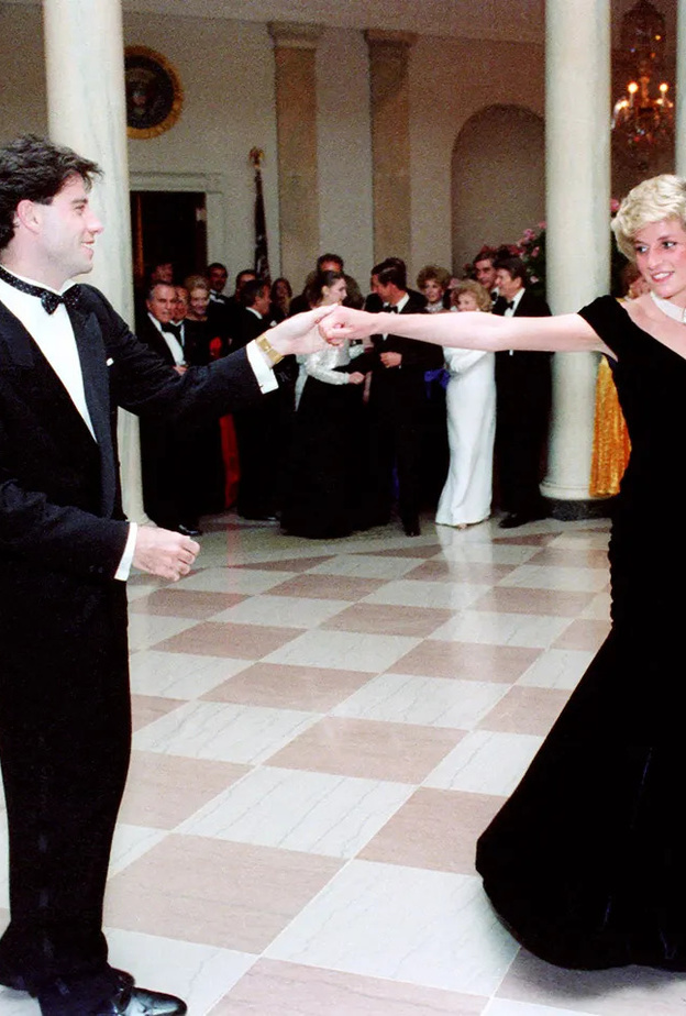 الأميرة ديانا Princess Diana وجون ترافولتاJohn Travolta