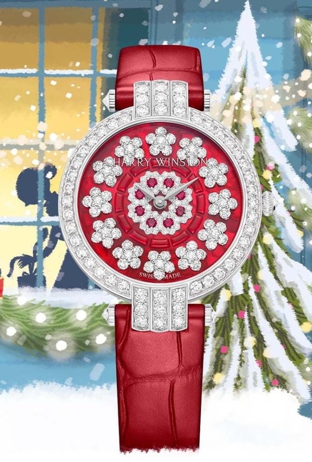 ساعة من توقيع دار Harry winston