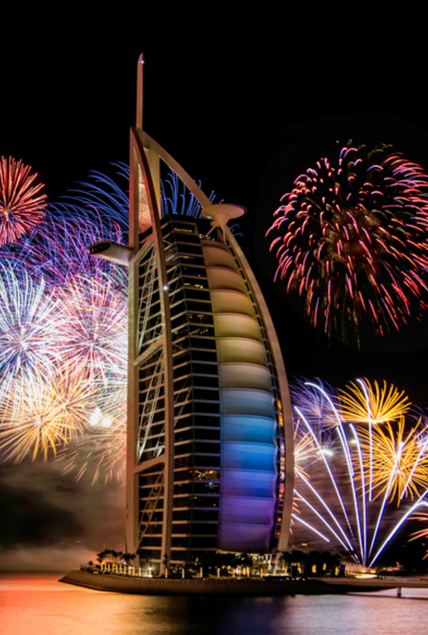 احتفالات العام الجديد في الإمارات