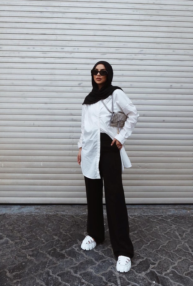 تنسيقات لا غنى عنها للمحجبات في البنطلون لمختلف المناسبات 