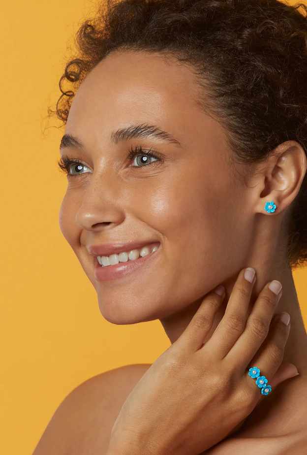 أقراط PETITE CHERRY BLOSSOM من Irene Neuwirth