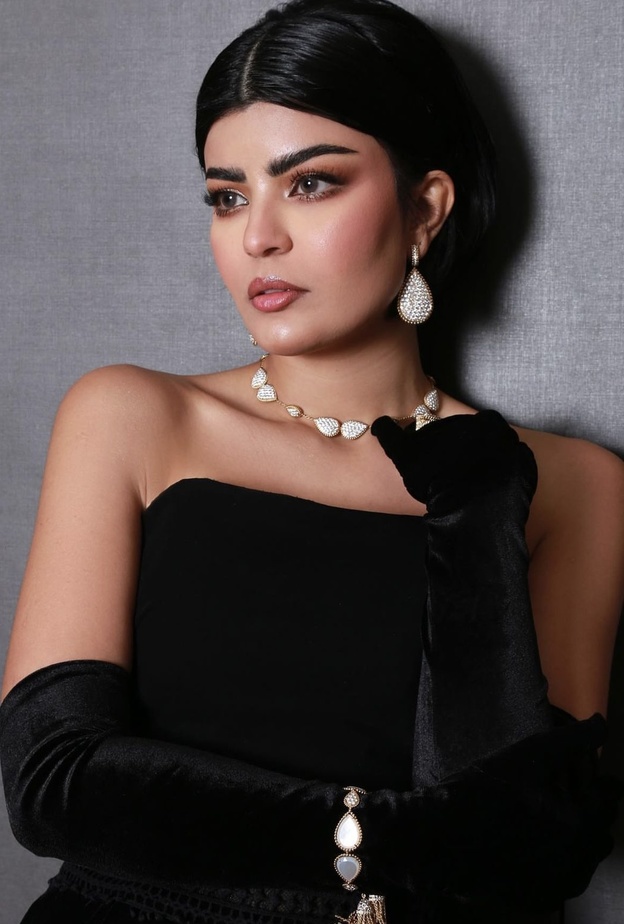 مكياج ميلا الزهراني في جوي أووردز - الصورة من حسابها على انستغرام