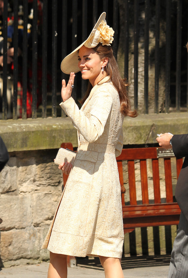 كايت ميدلتون عام 2011 خلال حضور حفل زفاف