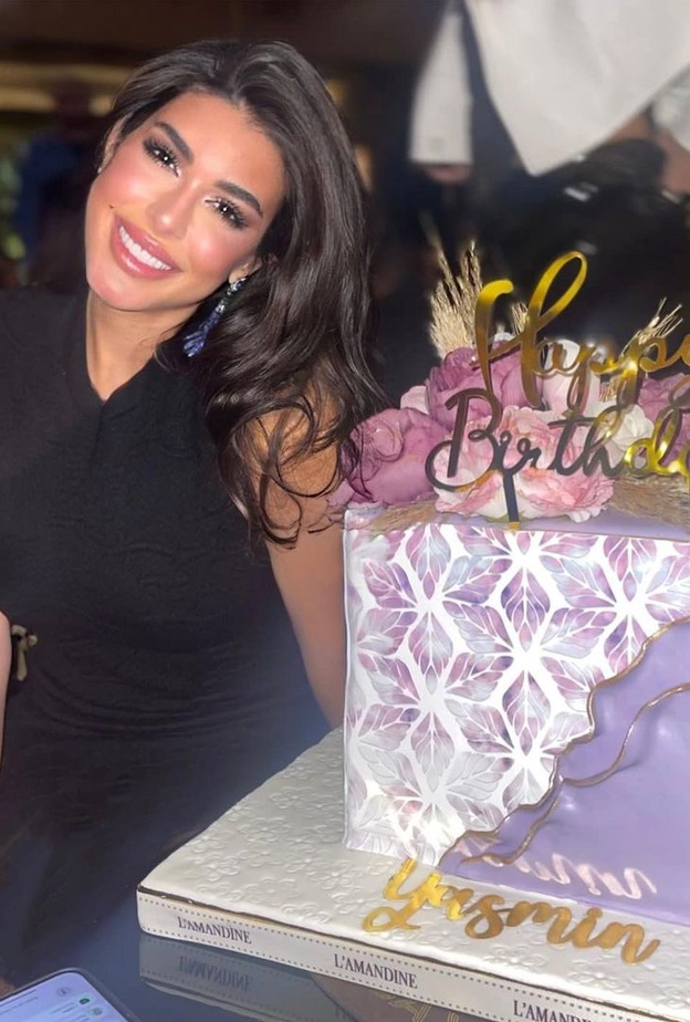 .ياسمين صبري تحتفل بعيد ميلادها للمرة الخامسة