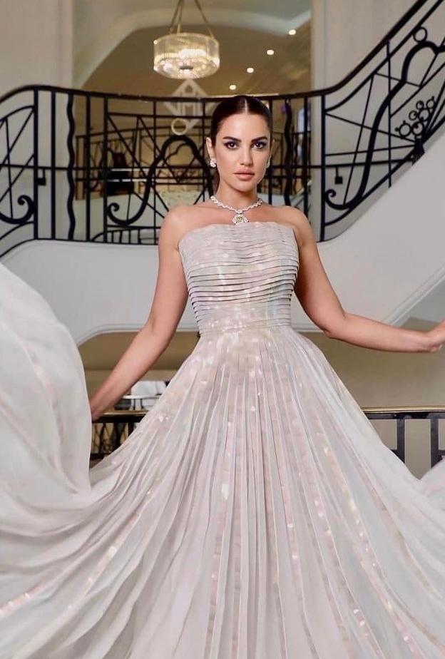 أفضل 10 فساتين سهرة تلهمك بها درة التونسية 