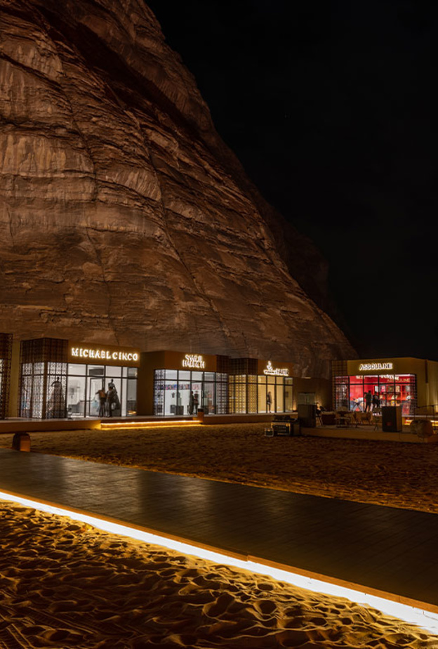 أبرز العلامات التجارية العالمية في أحضان "وادي عِشار" في العلا