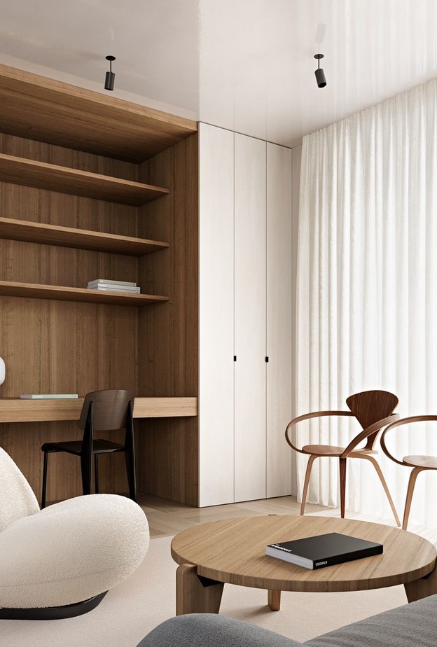 أثاث ناعم لغرفة معيشة minimalist