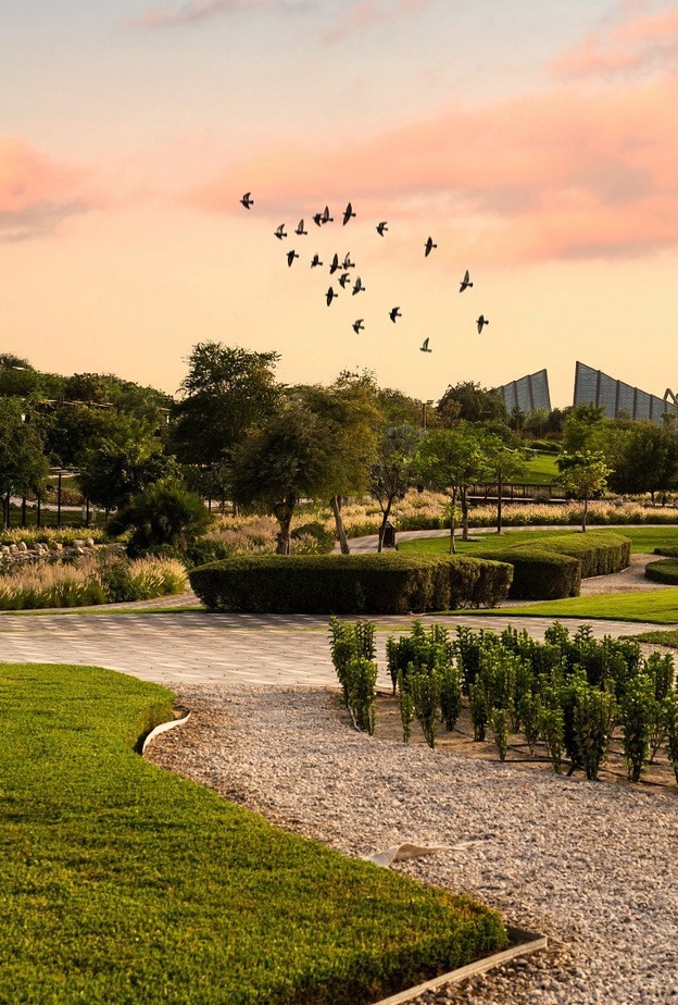 الهدوء والطمأنينة في دبي سفاري بارك