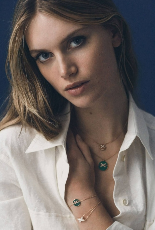 عقد وسوار مرصعان بالملاكيت من مجموعة Jeux de Liens من شوميه Chaumet