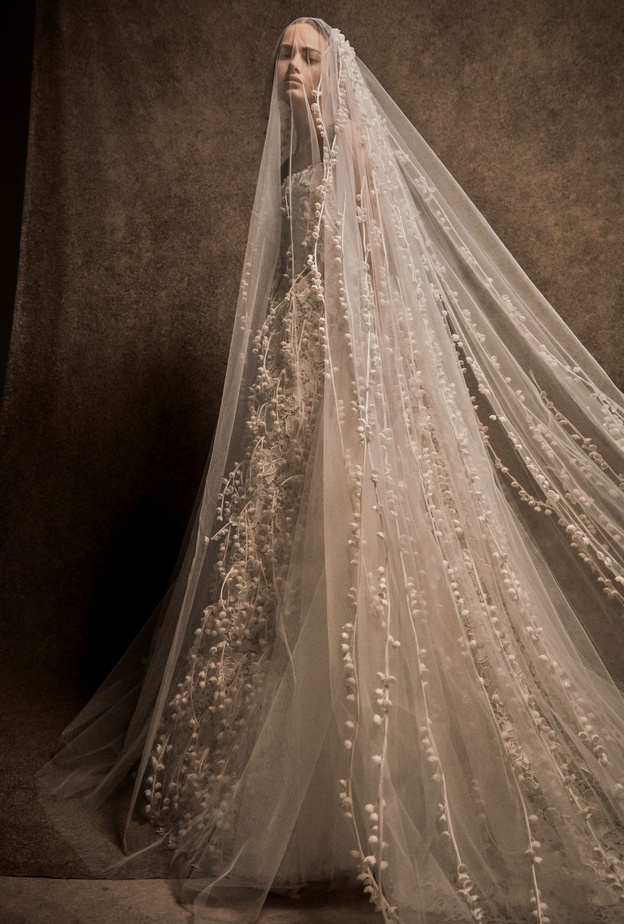 فستان من الدانتيل والأورغنزا لكريكور جابوتيان