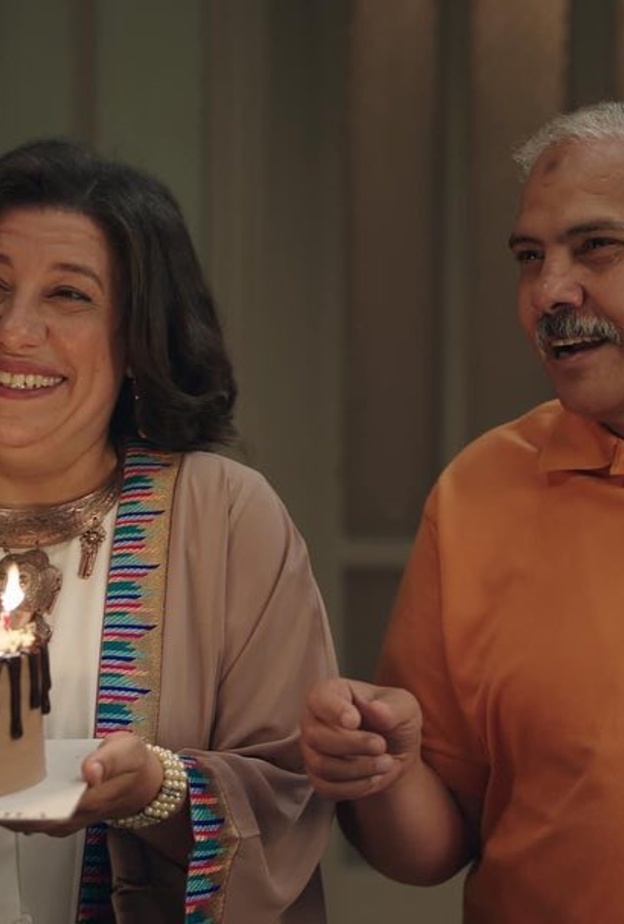 الفنان محمد رضوان وسماء إبراهيم