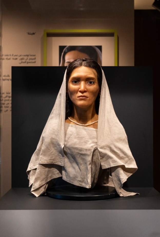 الهيئة الملكية لمحافظة العلا تعيد ترميم وجه امرأة من عصر الأنباط