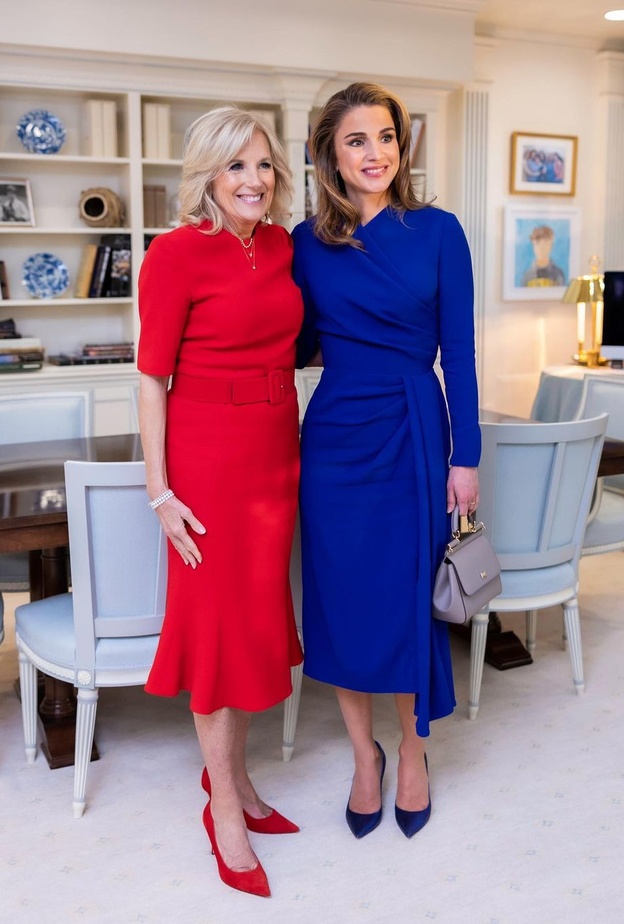 الملكة رانيا تلتقي بالسيدة الأمريكية الأولى في أحدث ظهور رسمي لها