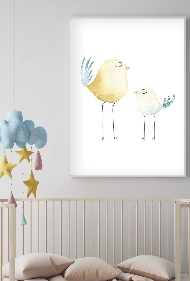 اكسسوارات ملونة لغرف أطفال حديثي الولادة