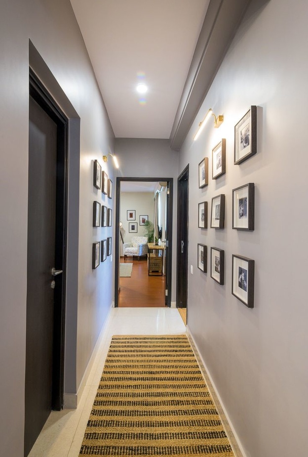 الصور العائلية لديكورات حوائط الممرات