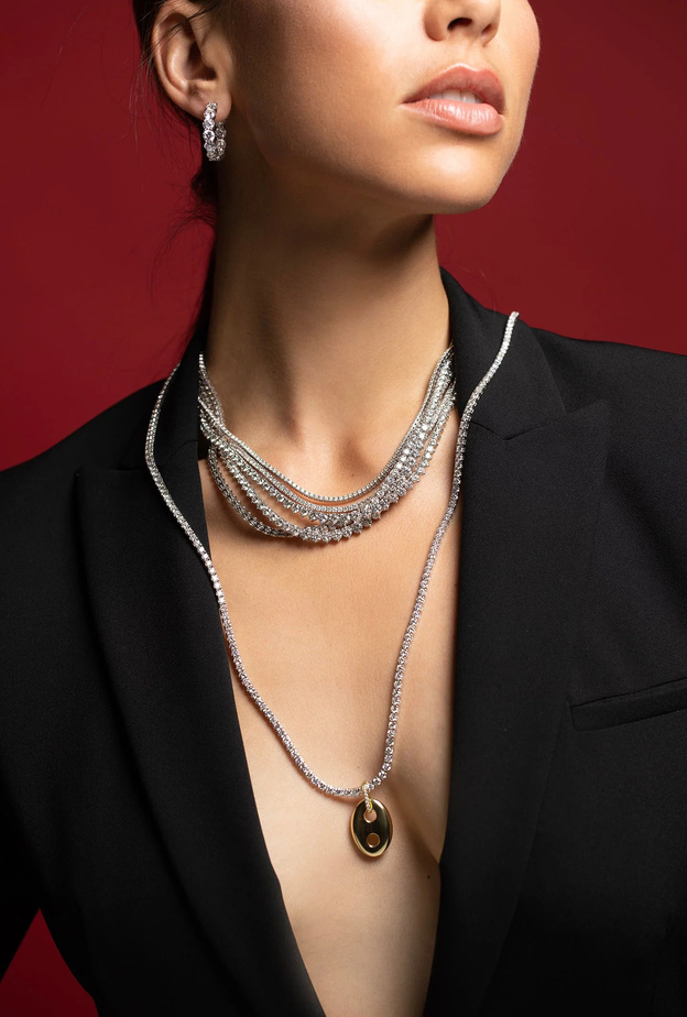 قلادة riviera diamond من موقع Marissa