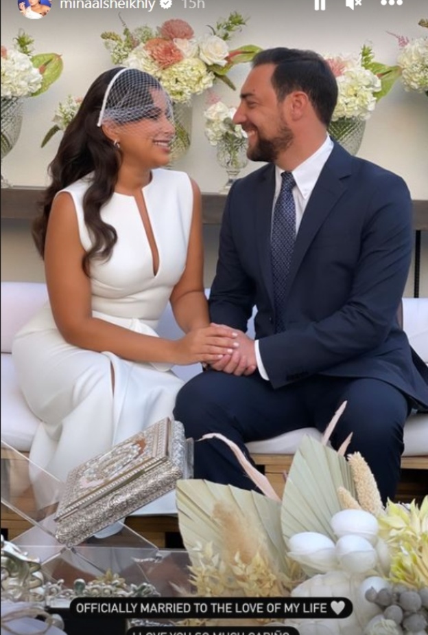 مينا الشيخلي تعقد قرانها بأجواء مميزة ...إليكم تفاصيل الحفل من فستانها الكلاسيكي الى الديكور الفخم