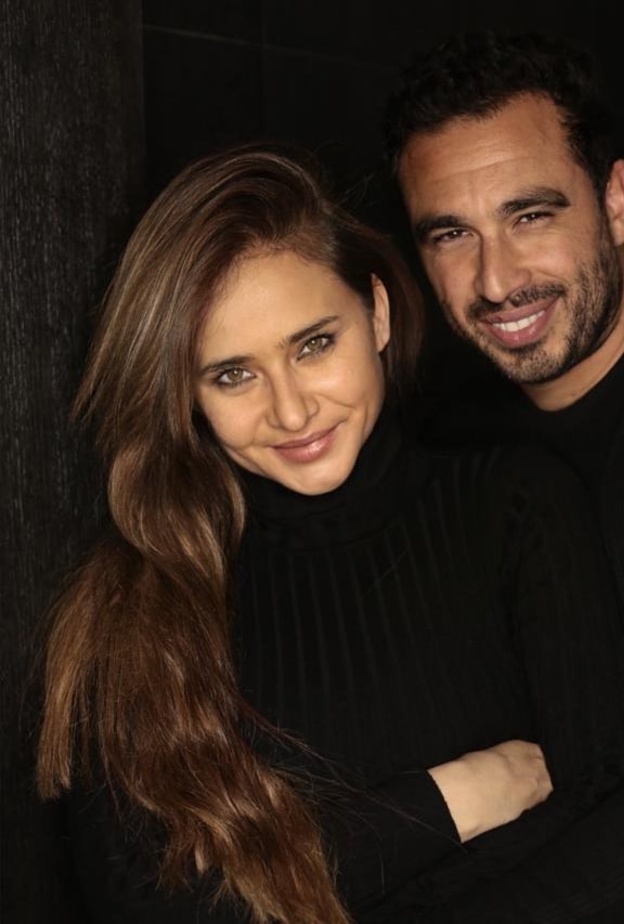 نيللي كريم وزوجها