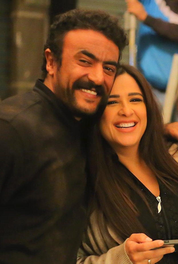 ياسمين عبد العزيز وأحمد العوضي