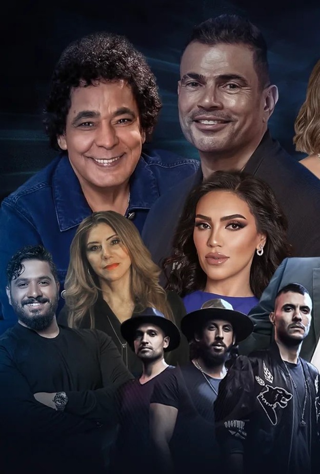 النجوم في حفل هاني شنودة