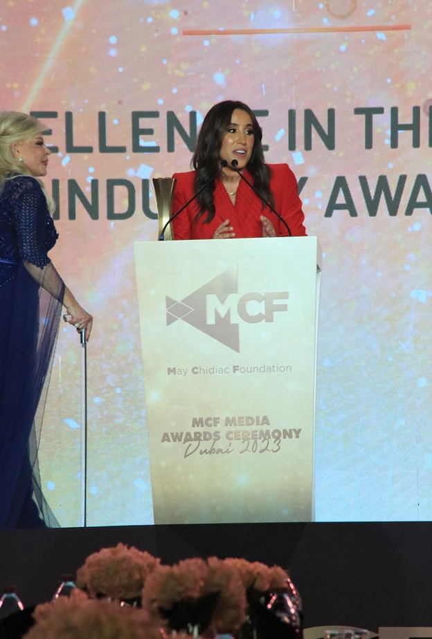 جمانا الراشد تحصد جائزة التميز في صناعة الإعلام في حفل مؤسسة مي شدياق بدبي  