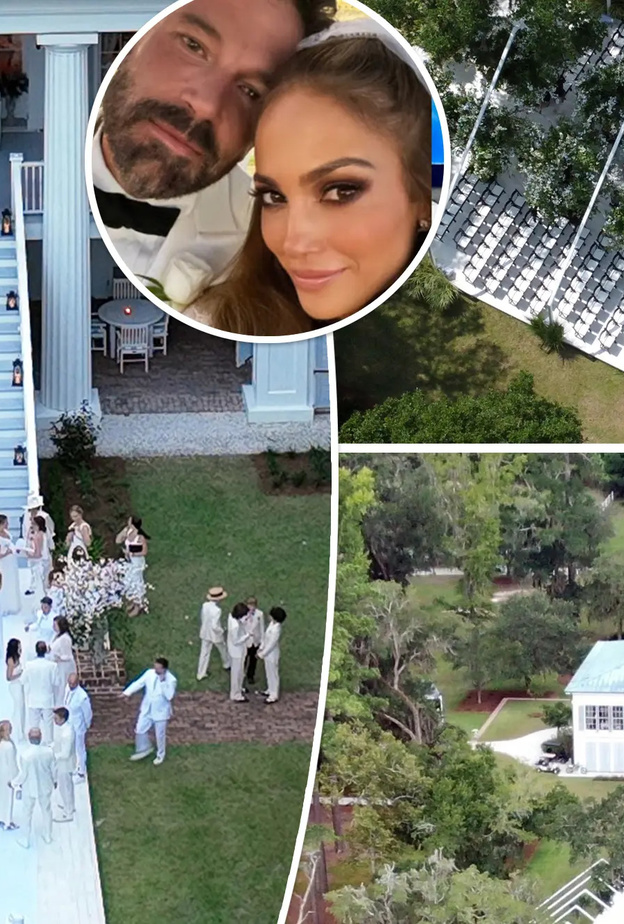 المنزل الذي شهد حفل زفافها على بن أفليك